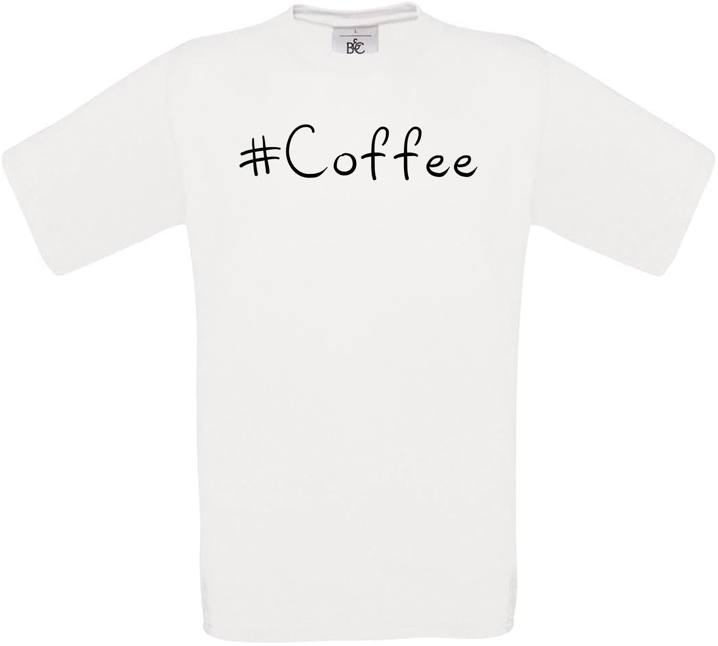 #Coffee Crew Neck T-Shirt