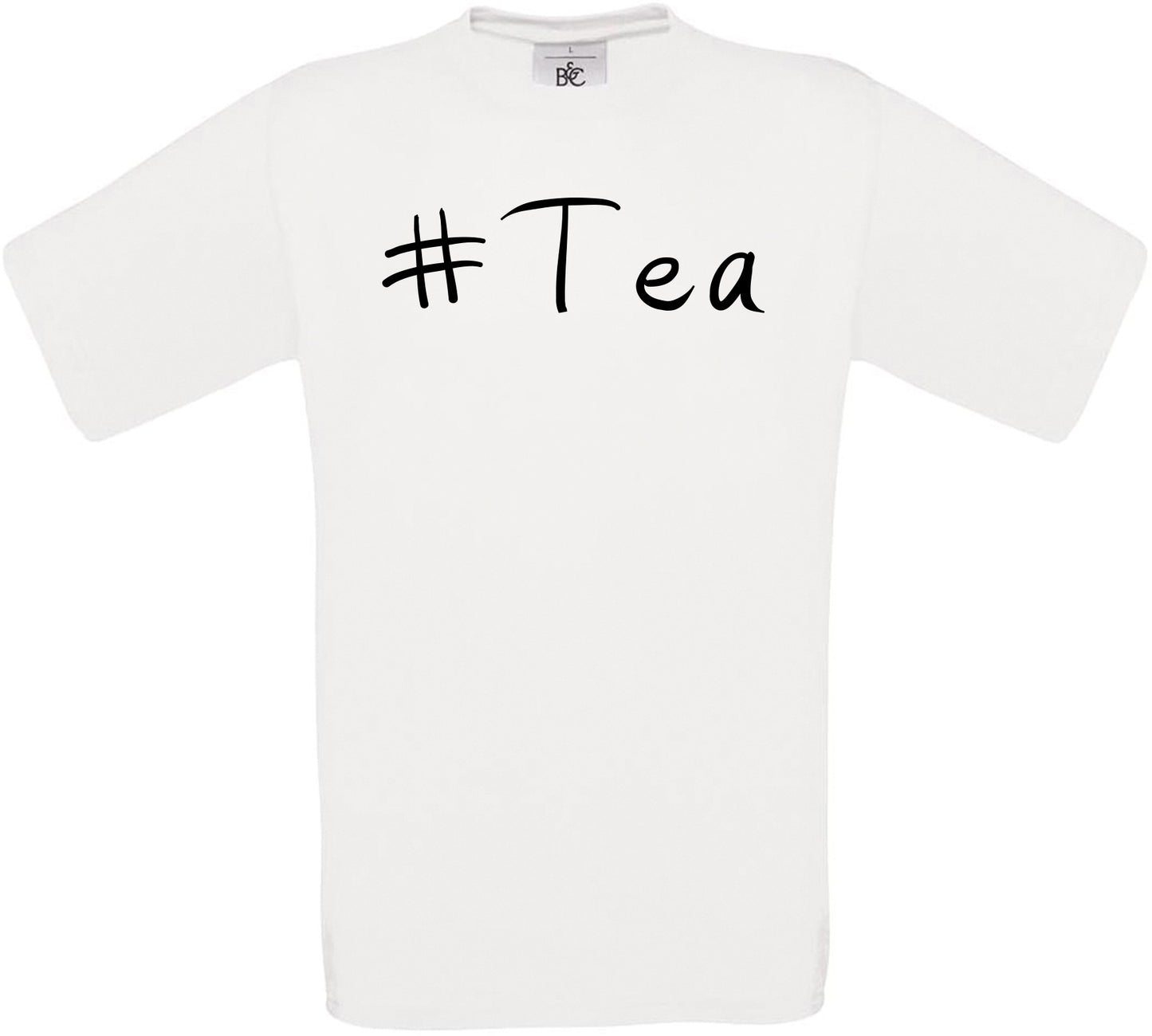 #Tea Crew Neck T-Shirt