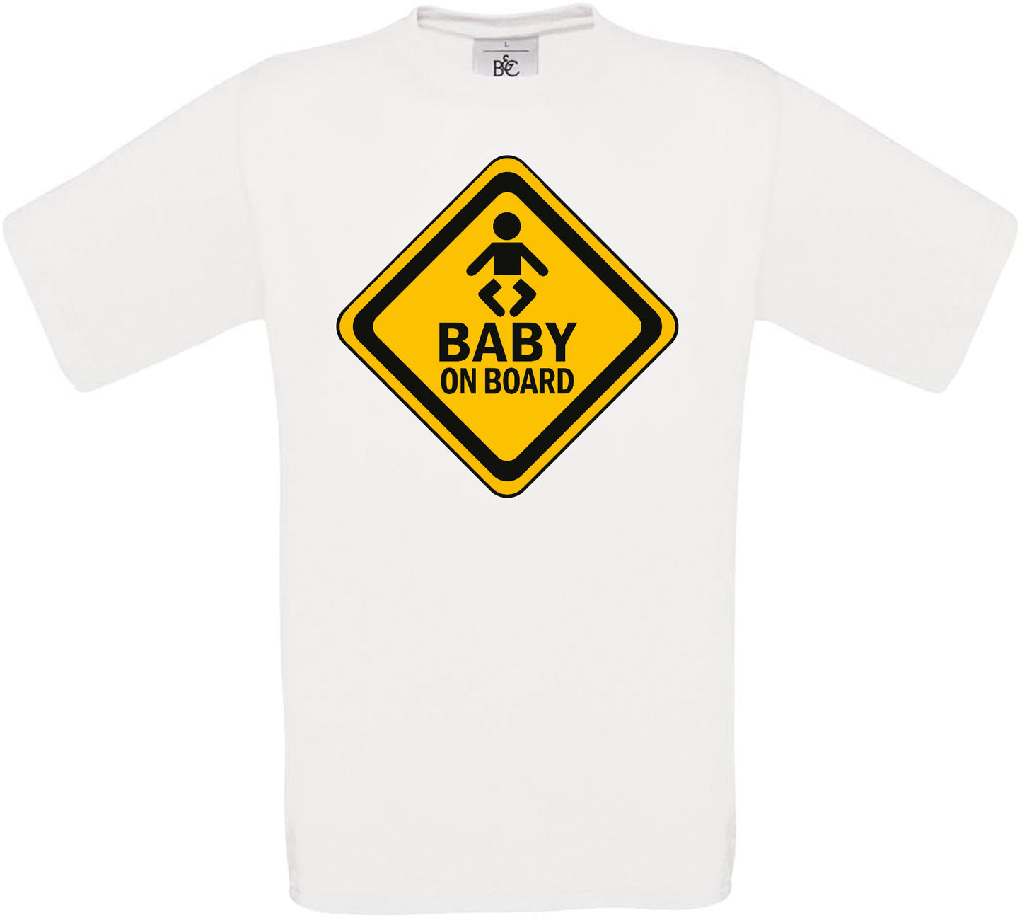 Baby on Board Crew Neck T-Shirt