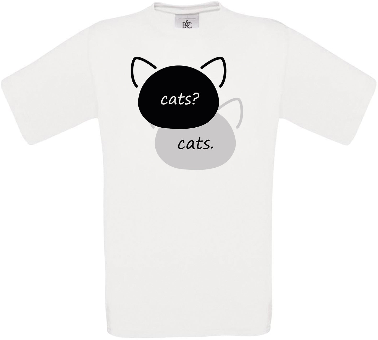 cats? cats. Crew Neck T-Shirt