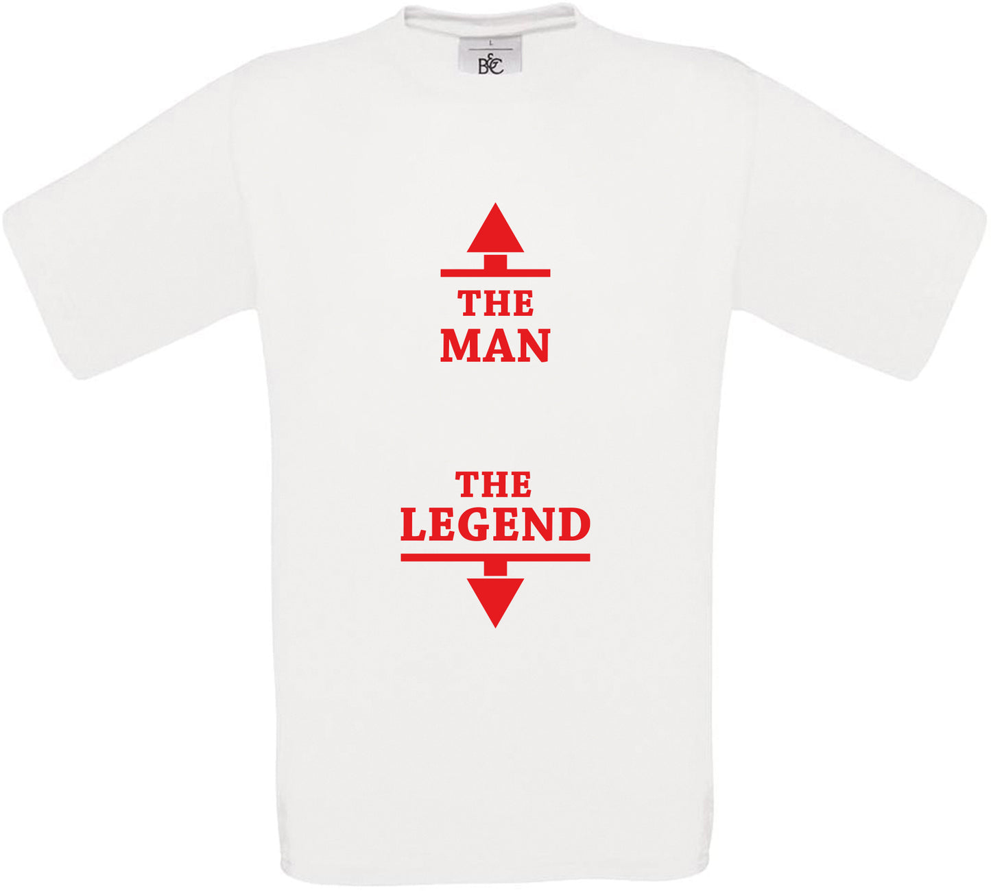 THE MAN THE LEGEND Crew Neck T-Shirt
