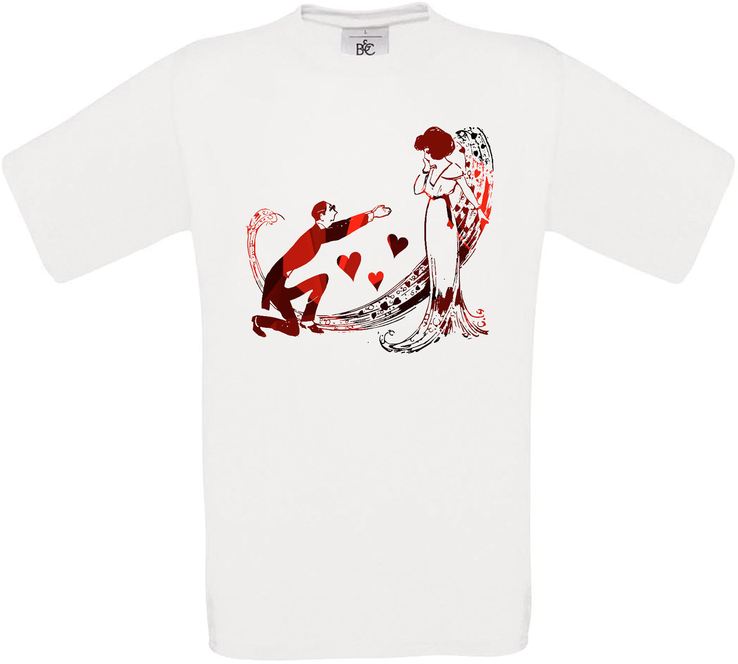Sweeping Romance Crew Neck T-Shirt