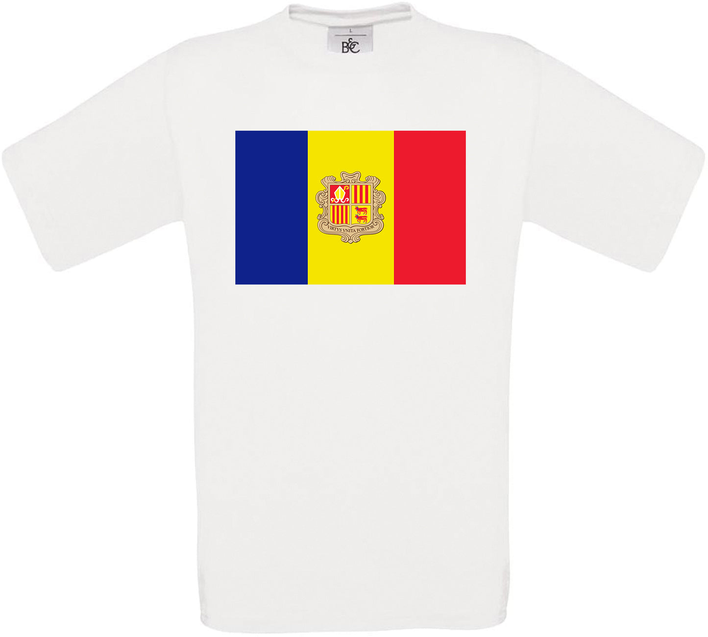 Angola Standard Flag Crew Neck T-Shirt
