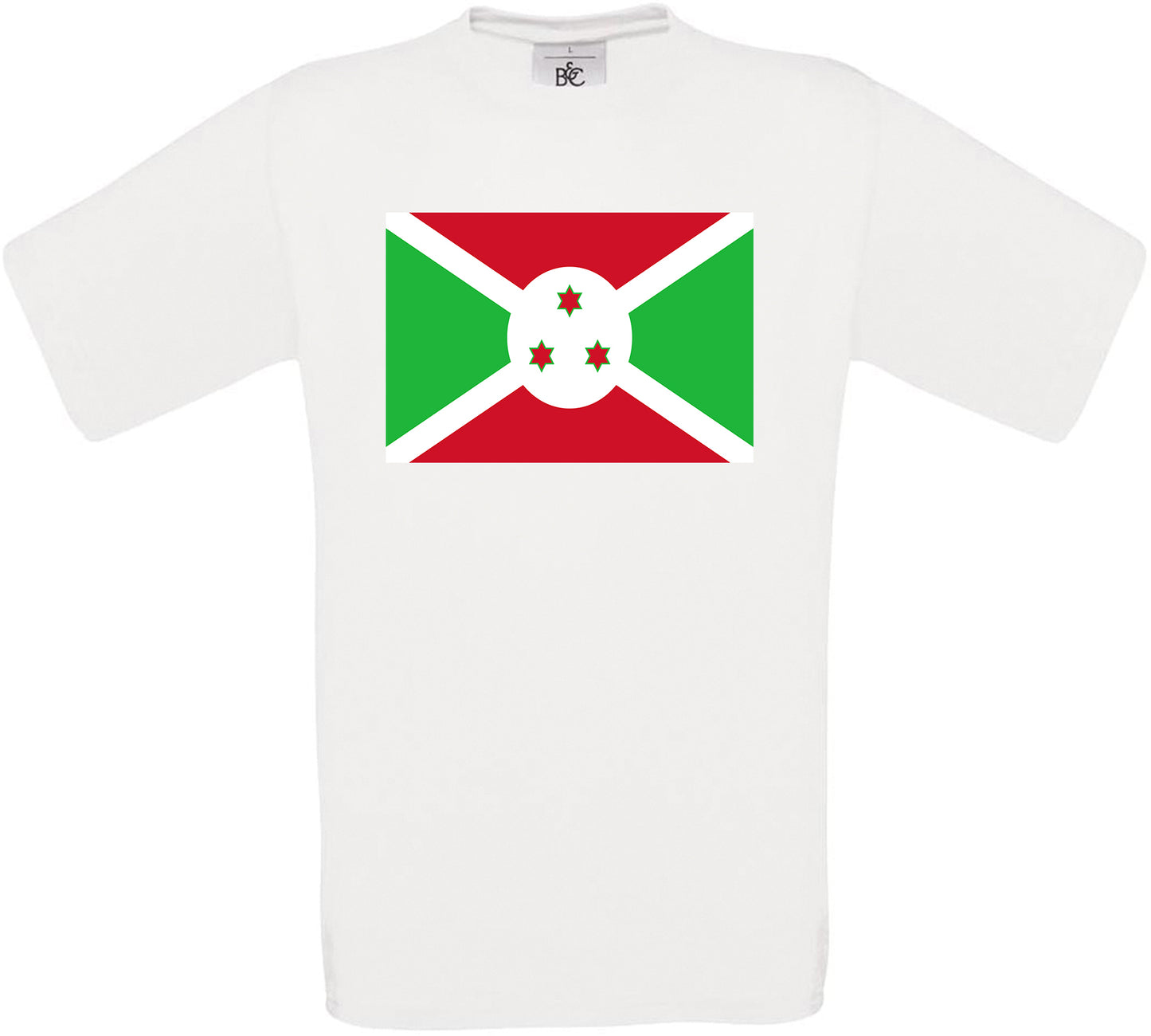 Cambodia Standard Flag Crew Neck T-Shirt