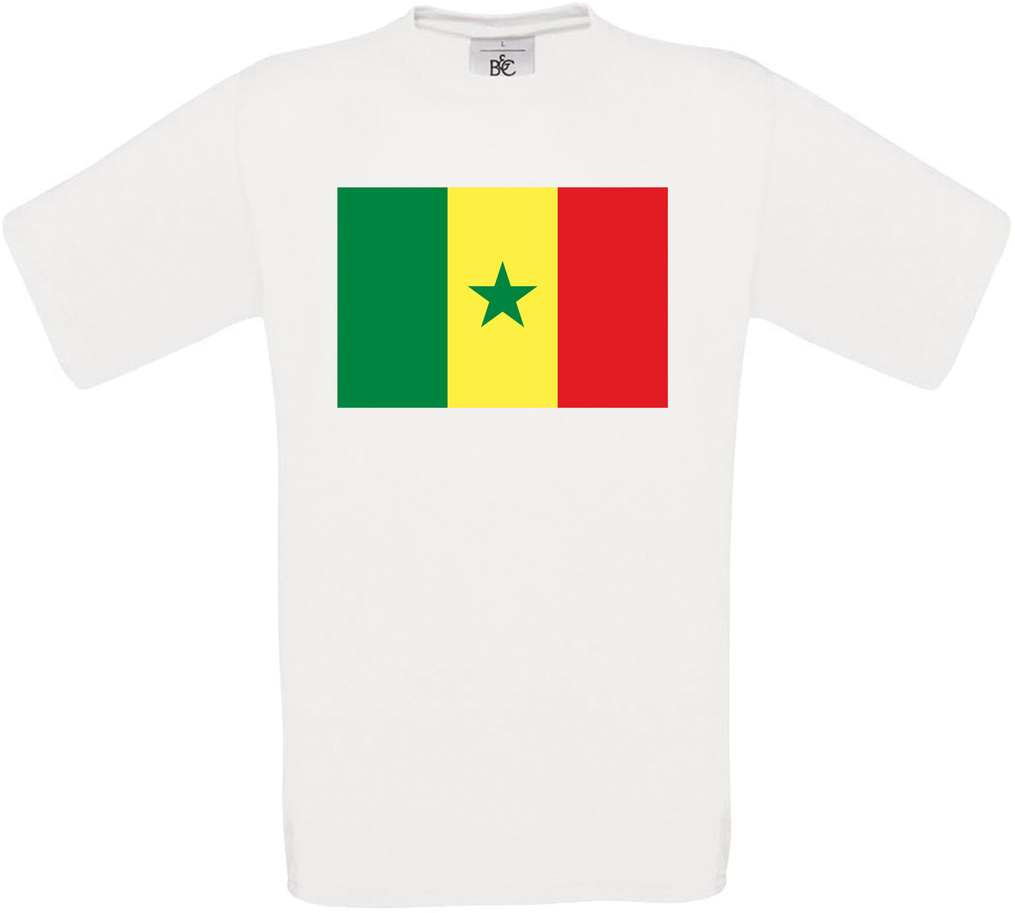 Serbia Standard Flag Crew Neck T-Shirt