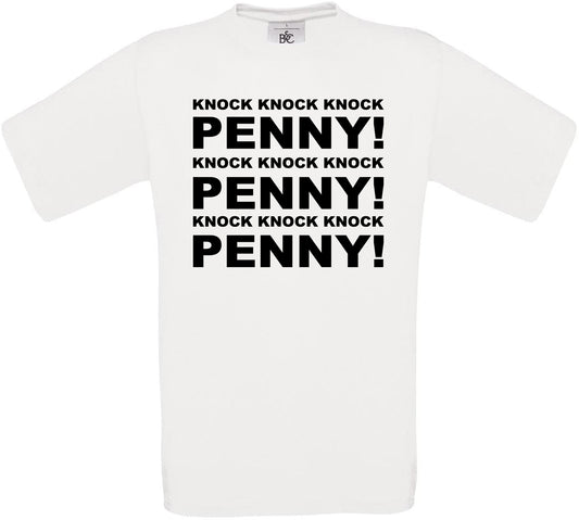 Knock Knock Penny - Big Bang Theory Crew Neck T-Shirt