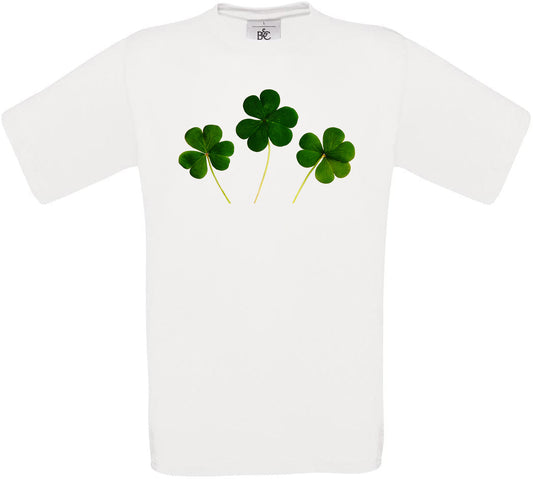 Three Clovers Crew Neck T-Shirt