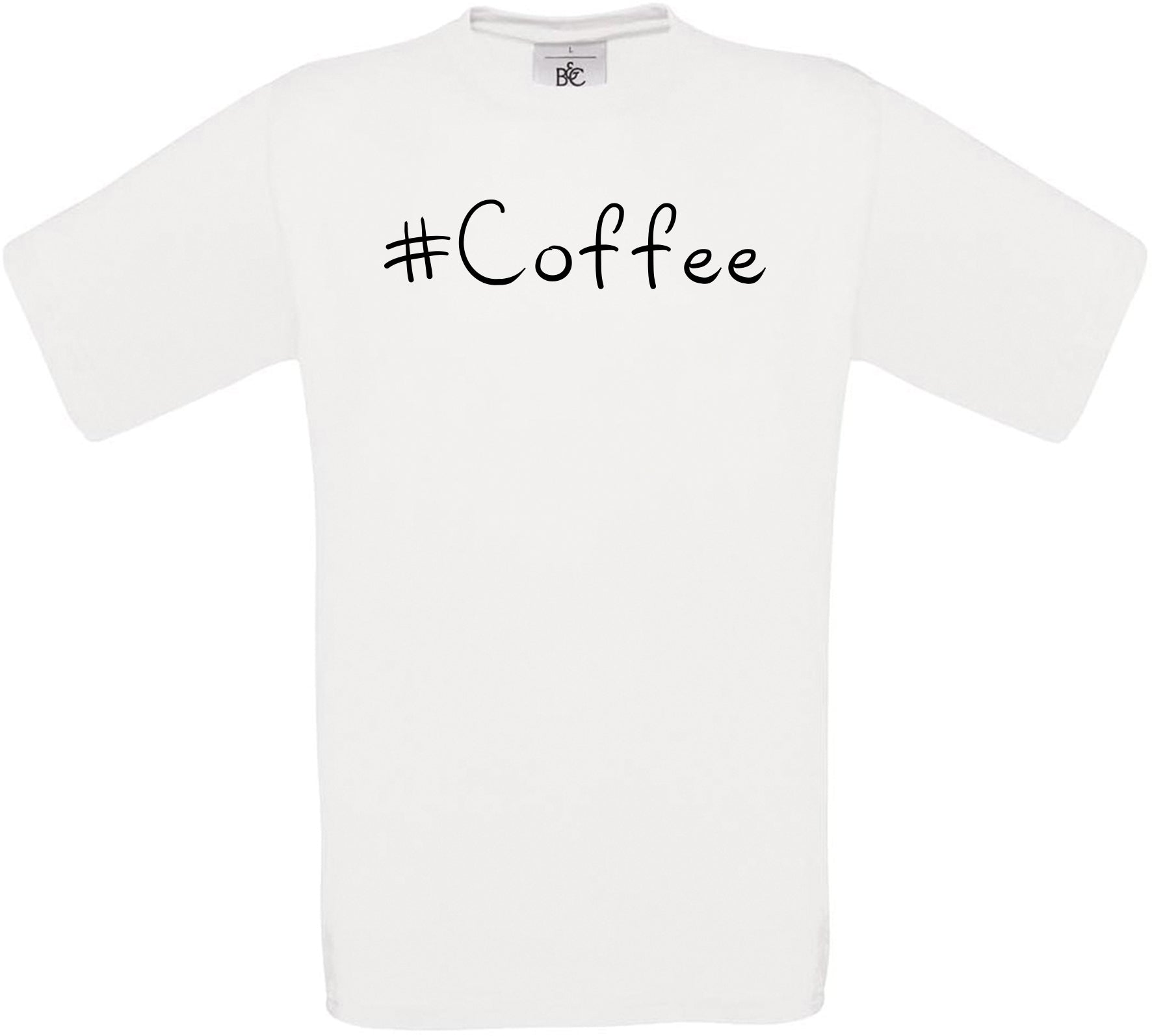 #Coffee Crew Neck T-Shirt