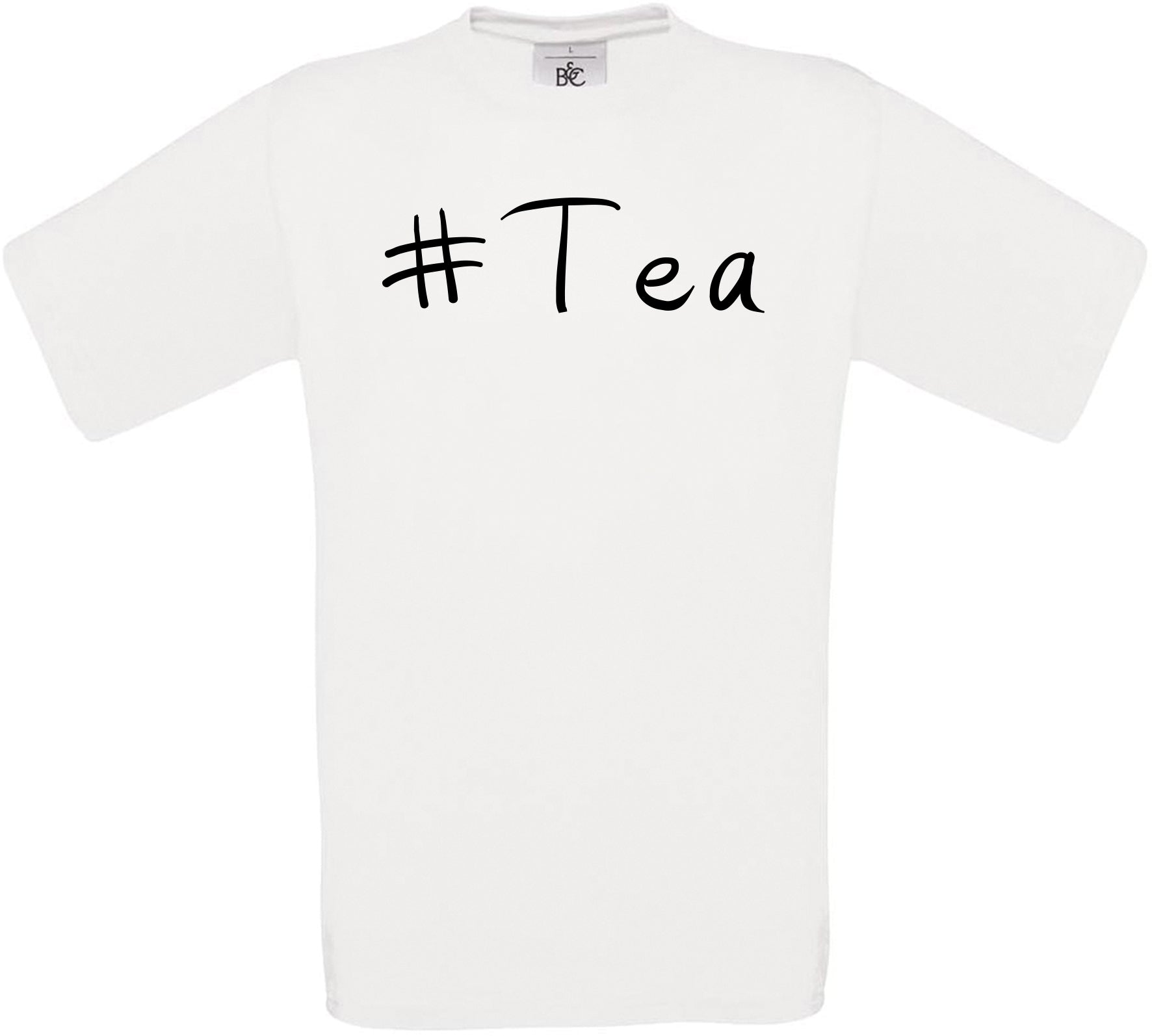 #Tea Crew Neck T-Shirt