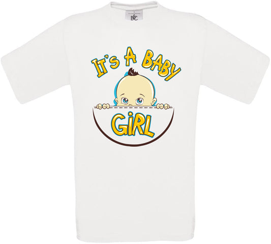 It's A Baby Girl Crew Neck T-Shirt