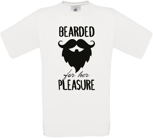 Bearded for her Pleasure Crew Neck T-Shirt