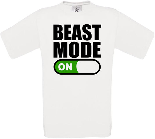 Beast Mode On Crew Neck T-Shirt
