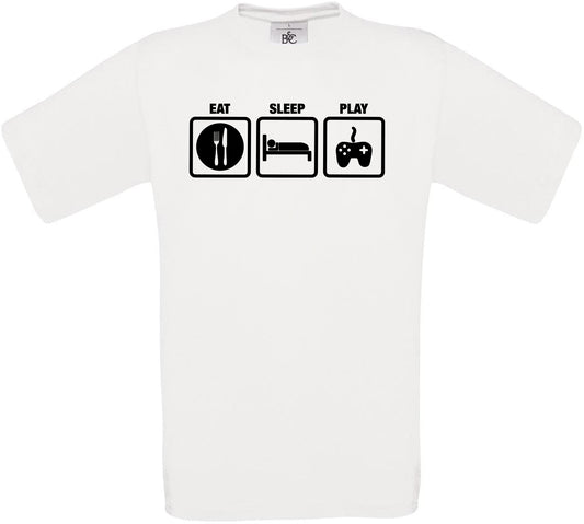 Eat Sleep Play Crew Neck T-Shirt