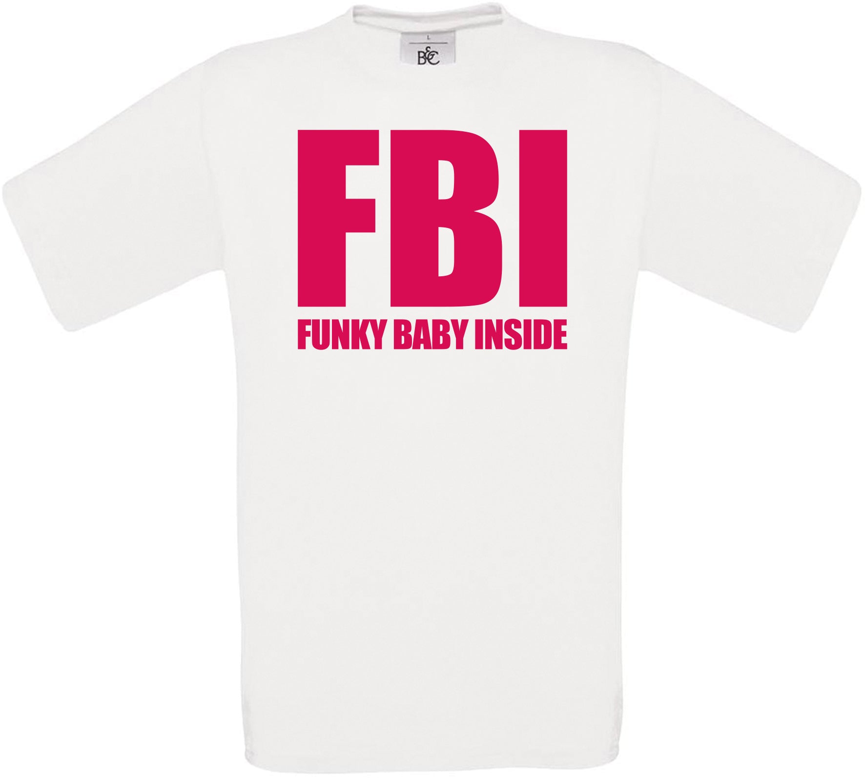 FBI FUNKY BABY INSIDE Crew Neck T-Shirt