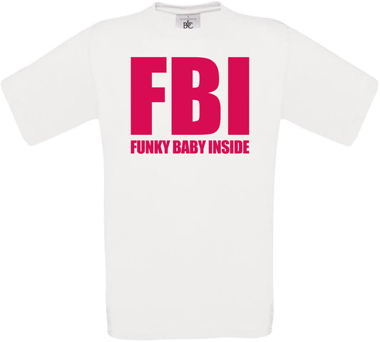 FBI FUNKY BABY INSIDE Crew Neck T-Shirt