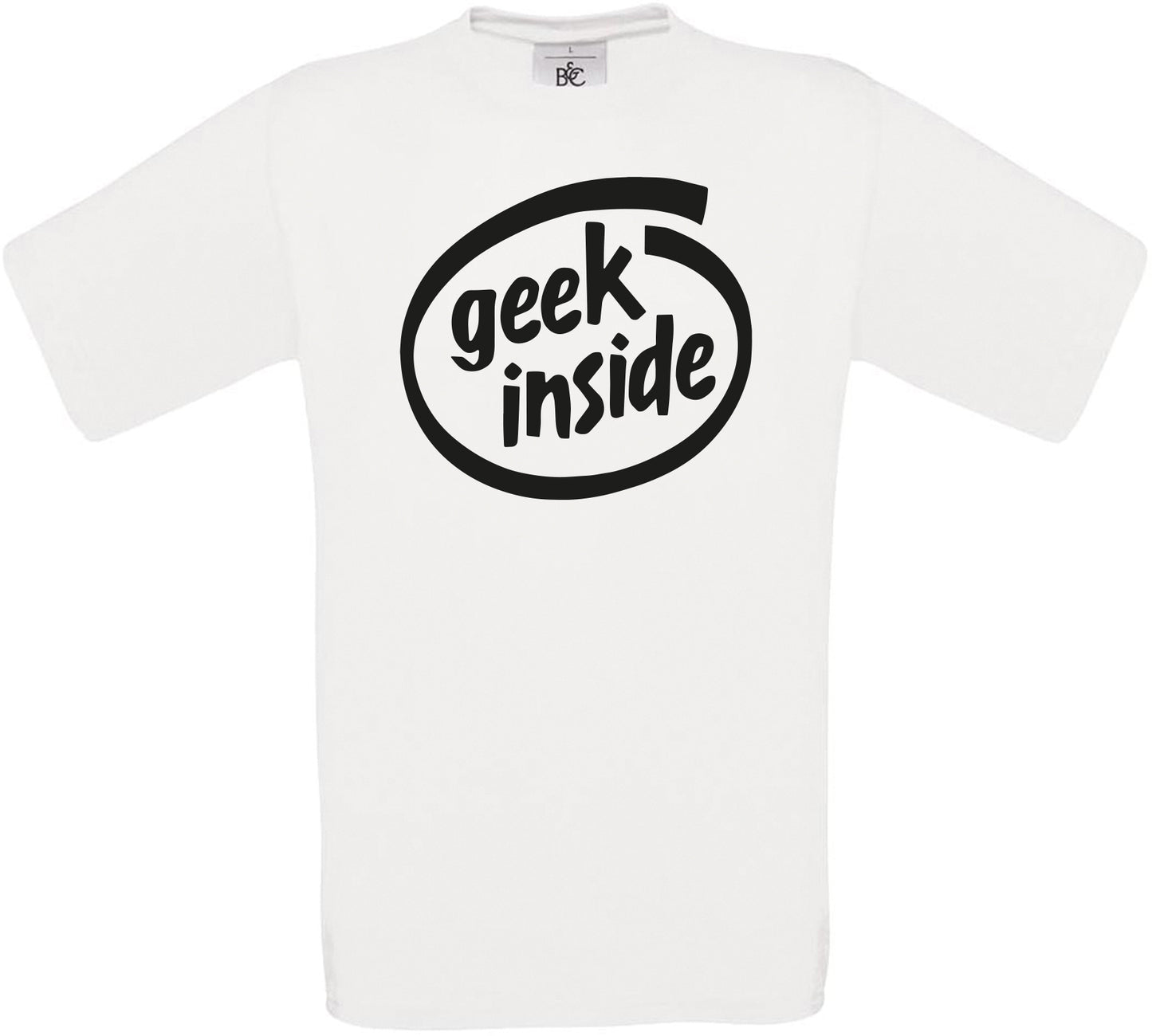 Geek Inside Crew Neck T-Shirt