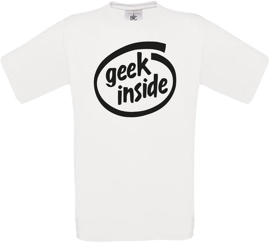Geek Inside Crew Neck T-Shirt