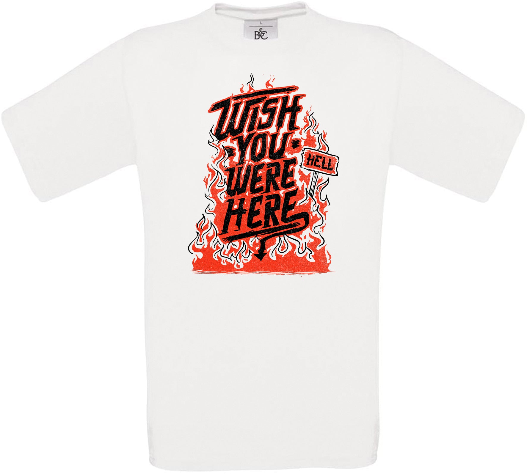 Wish you were here Crew Neck T-Shirt