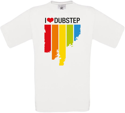 I Love DUBSTEP Crew Neck T-Shirt