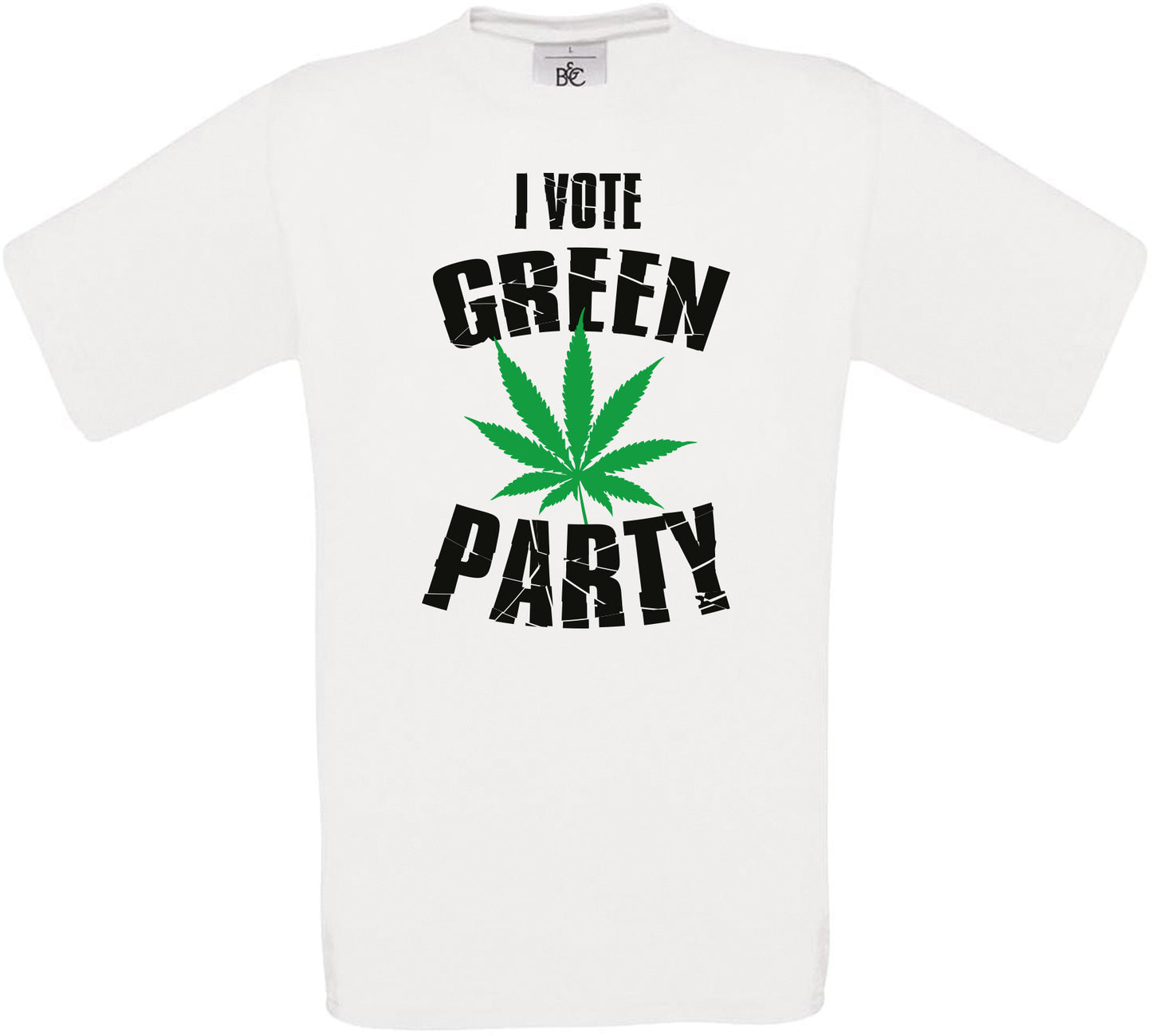 I VOTE GREEN PARTY Crew Neck T-Shirt