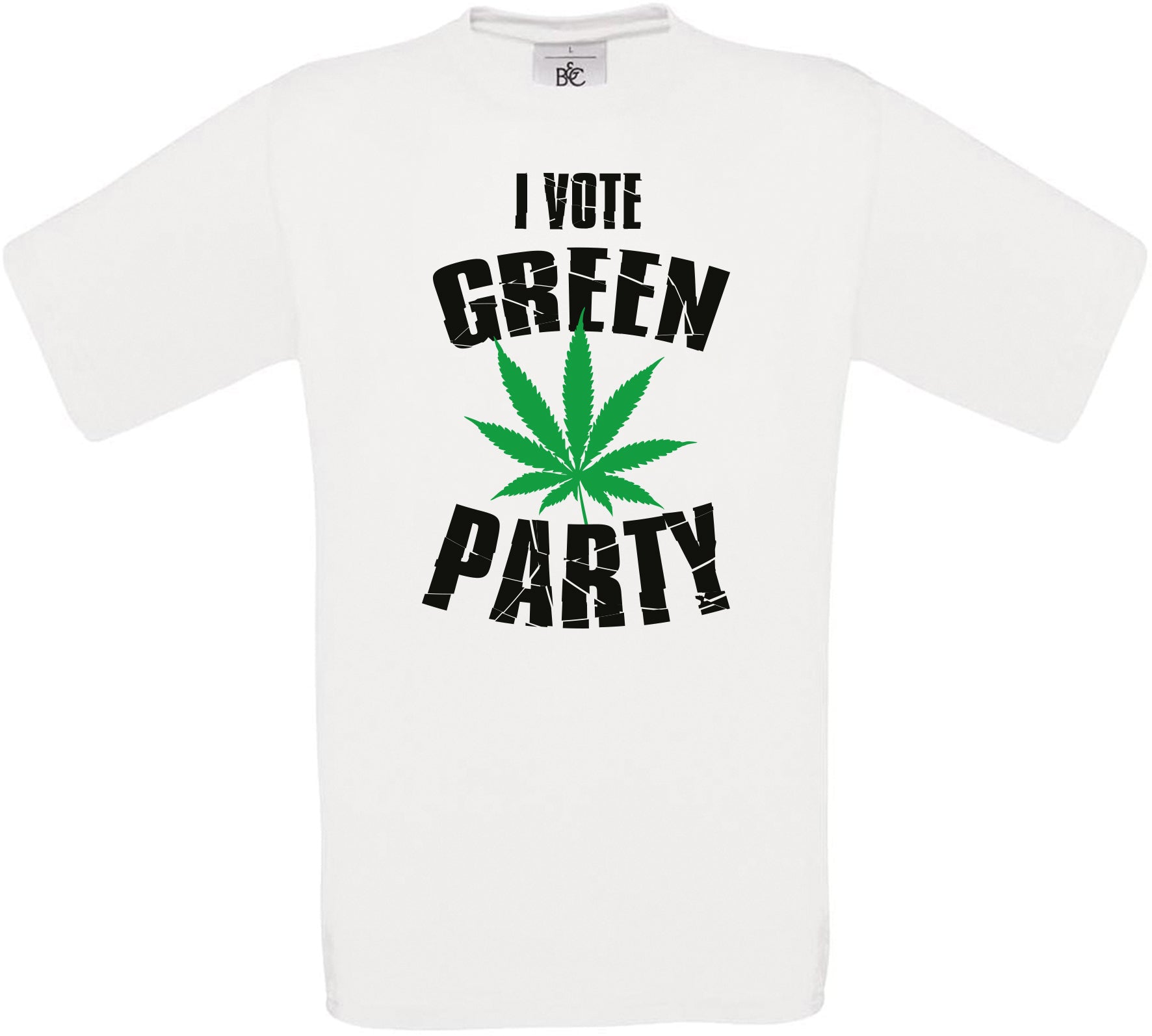 I VOTE GREEN PARTY Crew Neck T-Shirt
