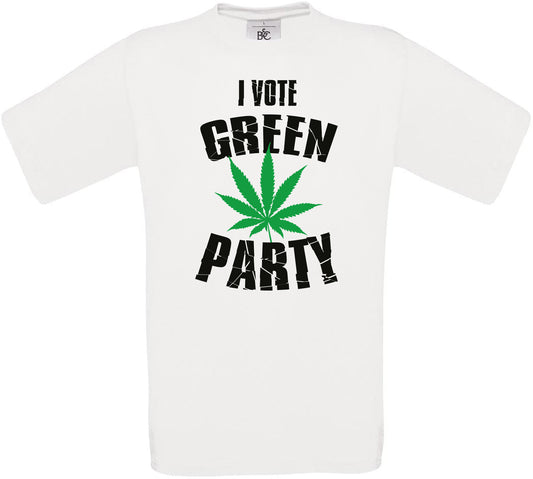 I VOTE GREEN PARTY Crew Neck T-Shirt