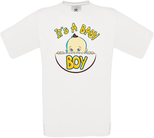 It's A BABY BOY Crew Neck T-Shirt
