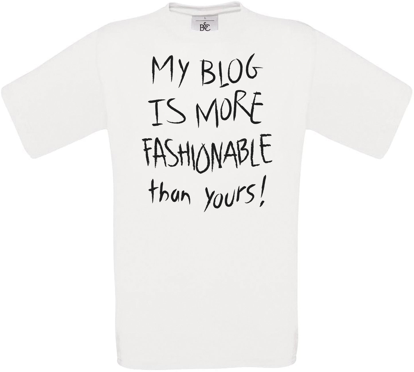 MY BLOG IS MORE FASHIONABLE than YOURS! Crew Neck T-Shirt