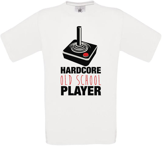 Hardcore Old School Player Crew Neck T-Shirt