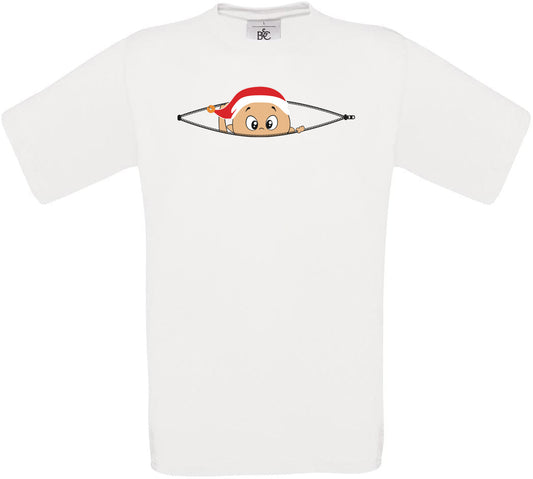 Peek a Boo Winter Crew Neck T-Shirt