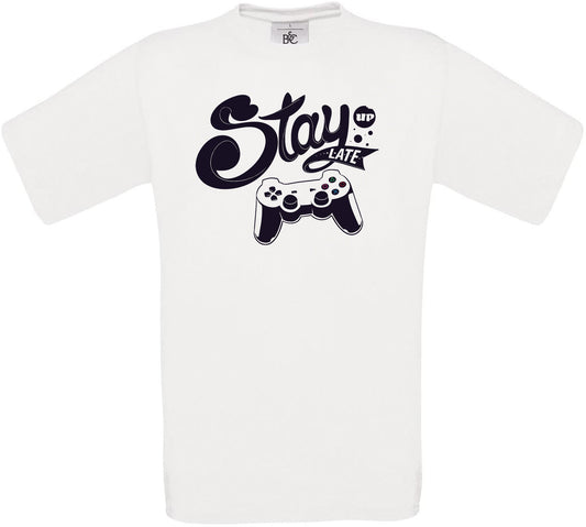 Stay UP LATE Crew Neck T-Shirt