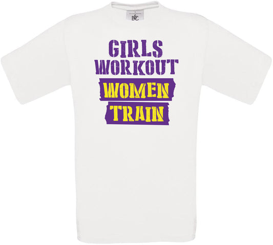Girls workout women Train Crew Neck T-Shirt