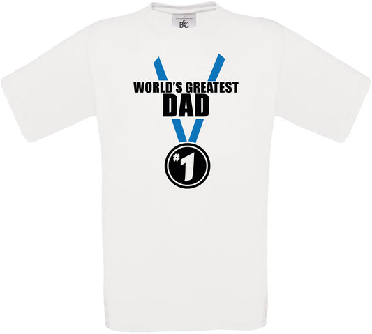 World's Greatest Dad Crew Neck T-Shirt