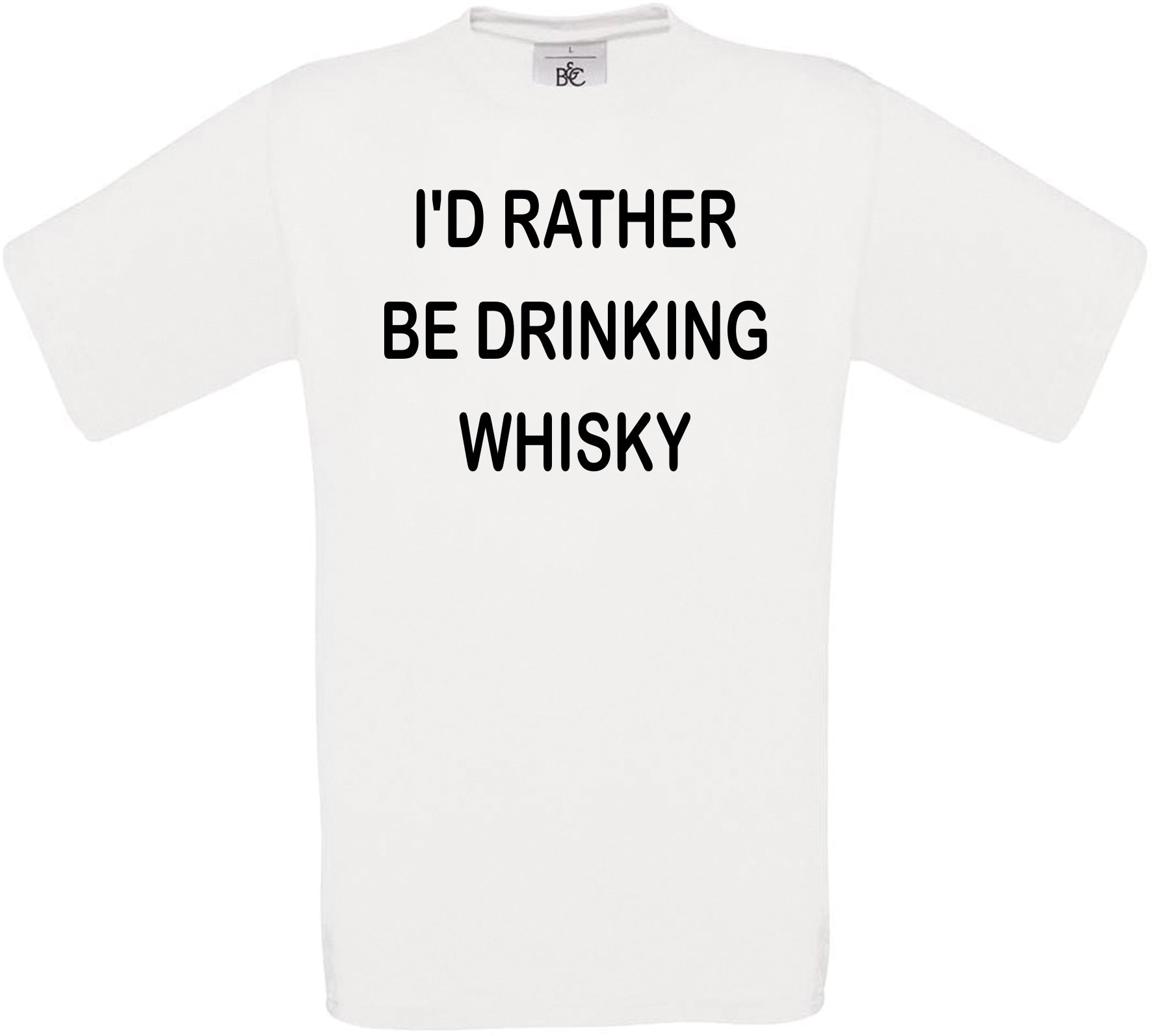 I'd Rather Be Drinking Whisky Crew Neck T-Shirt